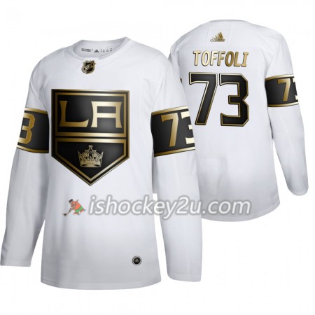 Mænd NHL Los Angeles Kings Trøje Tyler Toffoli 73 Adidas 2019-20 Golden Edition Hvid Authentic